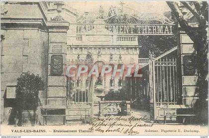 CPA Vals les Bains Etablissement Thermal