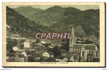 CPA Vals Les Bains L'Eglise
