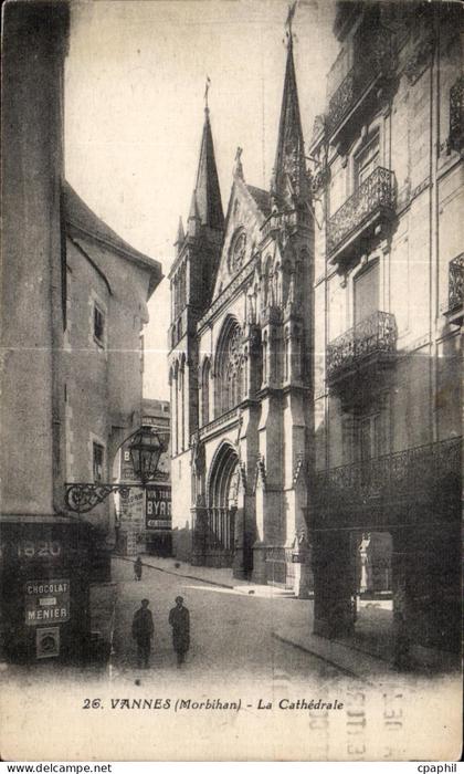 CPA Vannes (Morbihan) La Cathedrale