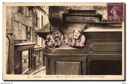 CPA Vannes Vannes et sa Femme Maison ayant appartenu a Gilles de Bretagne