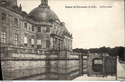 CPA Vaux le Vicomte Le Pont Levis