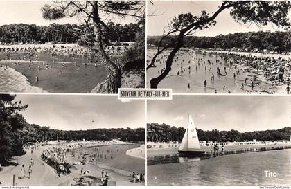[-15%] FRANCE - Vaux sur Mer - Souvenir de Vaux sur Mer - La plage de Nauzan - Multivues - Carte postale ancienne