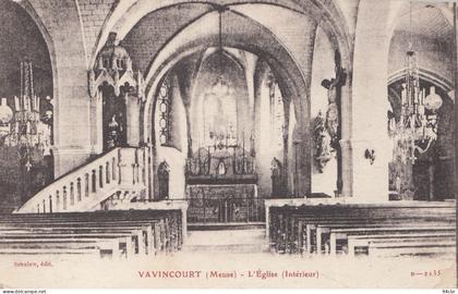 CPA (55)  VAVINCOURT l eglise interieur)