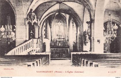 VAVINCOURT    EGLISE   INTERIEUR