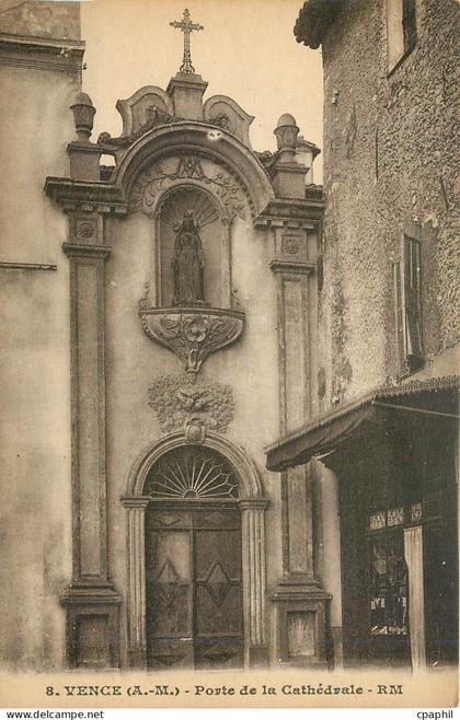 CPA Vence AM Porte de la Cathedrale