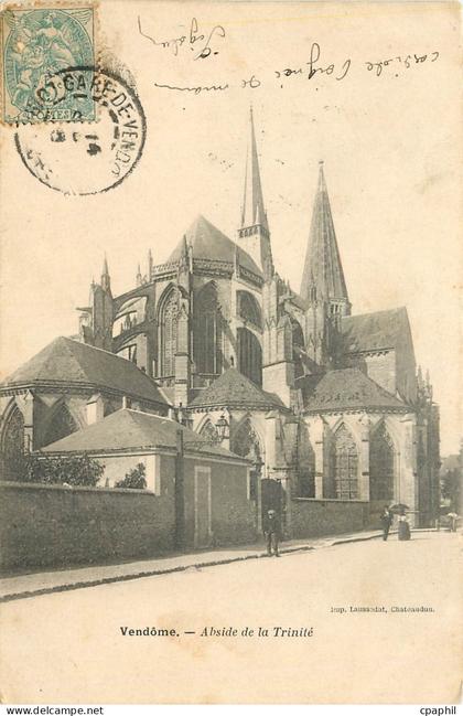 CPA Vendome Abside de la Trinite