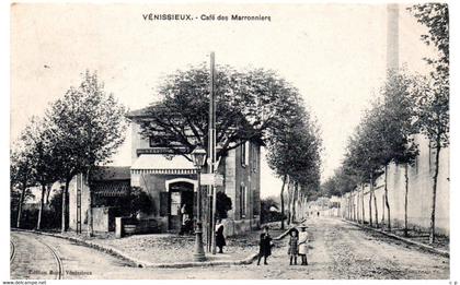 Venissieux - Café des Marronniers  - CPA°