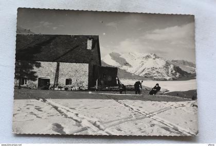 Cpm 1951, l'Alpe de Venosc en hiver, foyer saint Benoit, Isère 38