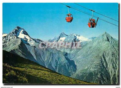 CPM Les 2 Alpes Isere Le telecabine du Diable la Muzelle et l'Aiguille de Venosc
