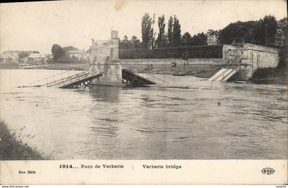 CPA 1914 Pont de Verberie