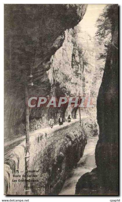 CPA Dauphine Le Vercors Route du Vercors Les Grands Goulets
