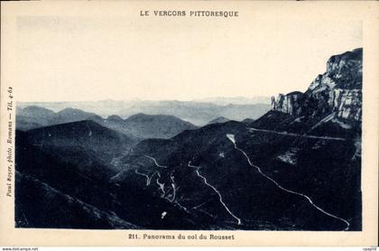 CPA Le vercors pittoresque panorama du col du rousset