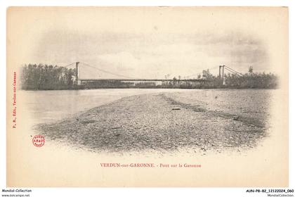 AUNP8-0661-82 - VERDUN-SUR-GARONNE - pont sur la garonne