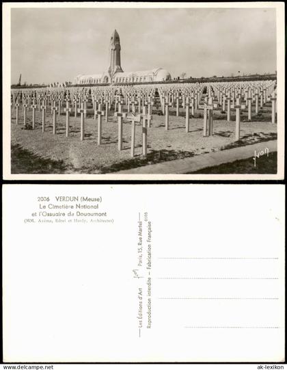CPA Verdun Beinhaus von Douaumont / Ossuaire de Douaumont 1954