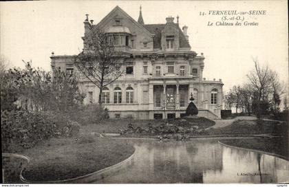 CPA Verneuil Sur Seine Le Chateau Des Groues