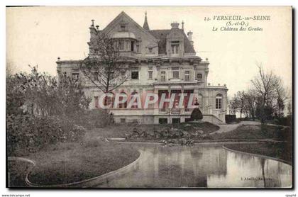 CPA Verneuil Sur Seine Le Chateau Des Groues