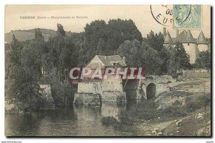 CPA Vernon Eure Maisonnette et Donjon