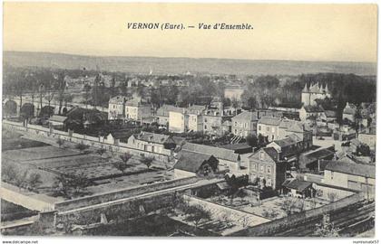 CPA VERNON - Vue d'Ensemble - Ed. F. Fautret , Vernon