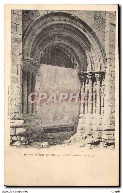CPA Portail Interal de l'Eglise de Vernouillet S et O