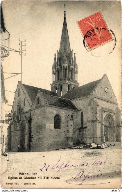 CPA Vernouillet Eglise et Clocher FRANCE (1379110)