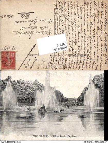 595799,Parc de Versailles Bassin d Apollon Springbrunnen Brunnen Schloss France