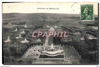 CPA Panorama de Versailles