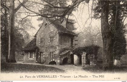 Versailles CPA TRianon Moulin Mill
