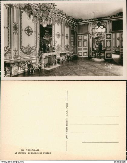 CPA Versailles Le Château Le Salon de la Pendule Schloss 1939