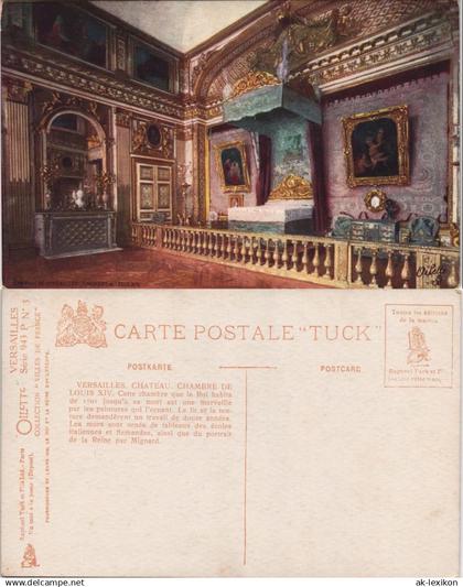 CPA Versailles Schloss Versailles Chambre de Louis XIV 1906