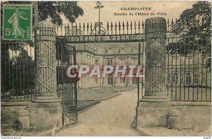 CPA Champlitte Entree de l'Hotel de Ville