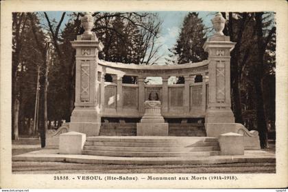 CPA Vesoul Monument Aux Morts