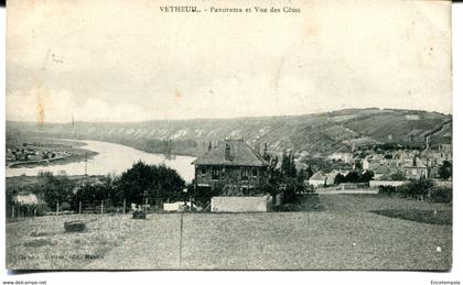 CPA - Carte Postale - France - Vetheuil - Panorama et Vue des Côtes  ( MO18079)