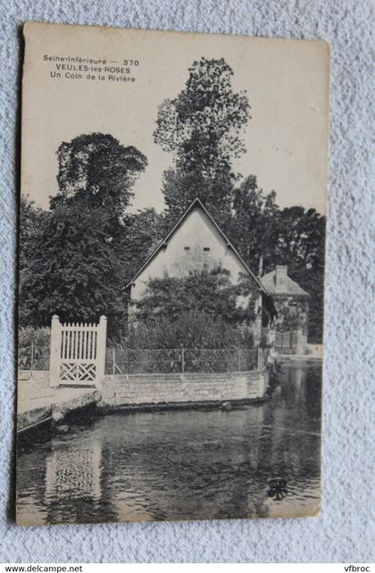 Cpa 1907, Veules les Roses, un coin de la rivière, Seine maritime 76