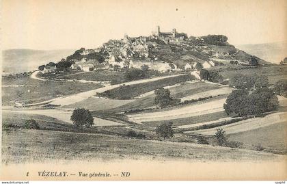 CPA 1 vezelay vue generale