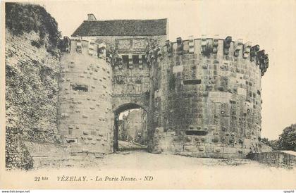 CPA Vezelay La Porte Neuve