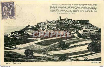 CPA Vezelay Panorama