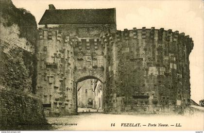CPA Vezelay Porte neuve