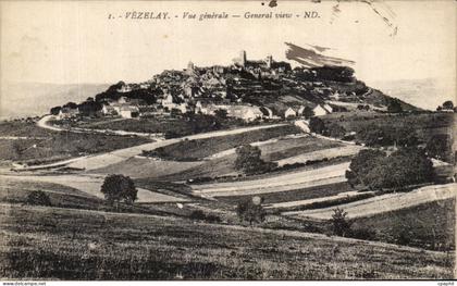 CPA Vezelay Vue Generale