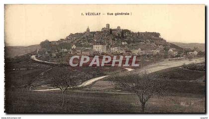CPA Vezelay Vue generale