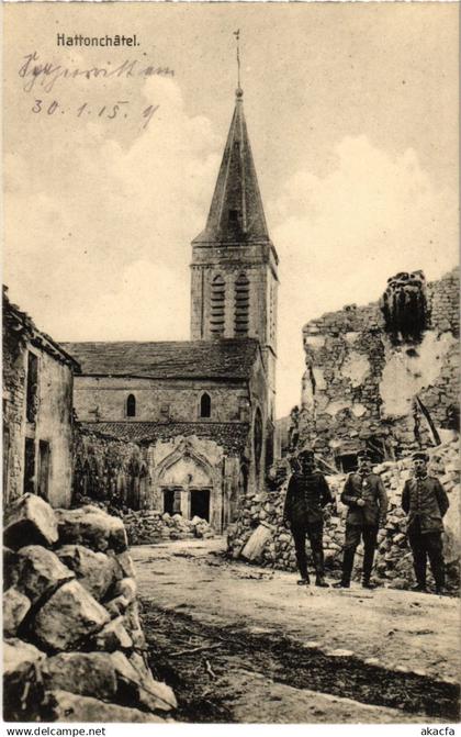 CPA Vigneulles-les-Hattonchatel - Rue - Strassenpartie - Ruines (1036885)