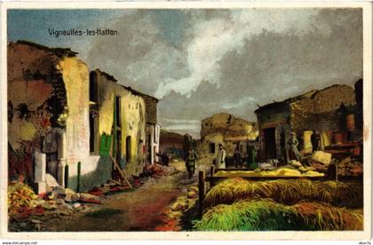 CPA Vigneulles-les-Hattonchatel - Rue - Strassenpartie - Ruines (1036944)