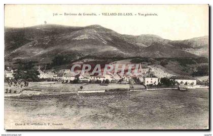 CPA Environs de Grenoble Villard de Lans Vue generale