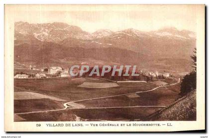 CPA Villard de Lans Vue Generale et le Moucherotte