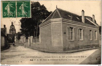 CPA Villeblevin Colonies Scolaires FRANCE (1451917)