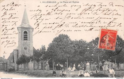 89 VILLEBOUGIS LA PLACE DE L EGLISE