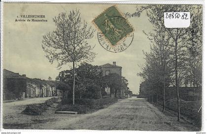 VILLEBRUMIER- ARRIVEE DE MONTAUBAN