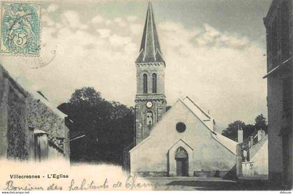 Carte Postale Ancienne - 94 - Villecresnes - L'eglise - CPA - Oblitération - Voir Scans Recto-Verso