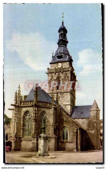 CPA Villedieu Les Poeles Manche l Eglise