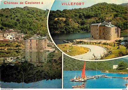 48 - Villefort - Multivues - Flamme Postale - CPM - Voir Scans Recto-Verso