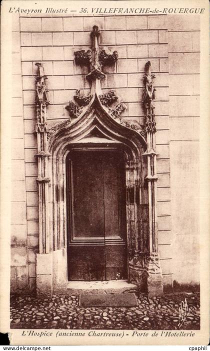 Villefranche de Rouergue CPA L'hospice Porte de l'hotellerie